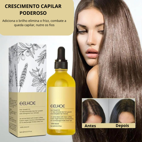 Hair Growth  A Fórmula Mágica para crescimento capilar( Promoção 60% de desconto) + frete grátis